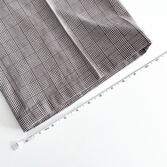 Dickies Womens Houndstooth Straight Trouser Pants Brown Size 8R - Picture 11 of 12